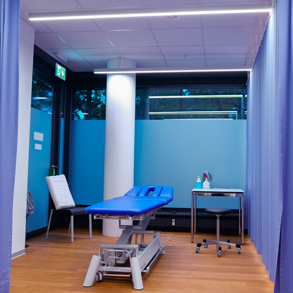 Die Crossklinik hat Ihre Räumlichkeiten erweitert mit einem neuen Standort. Lücken- und endlos. Der Inbegriff dieses Objektes.